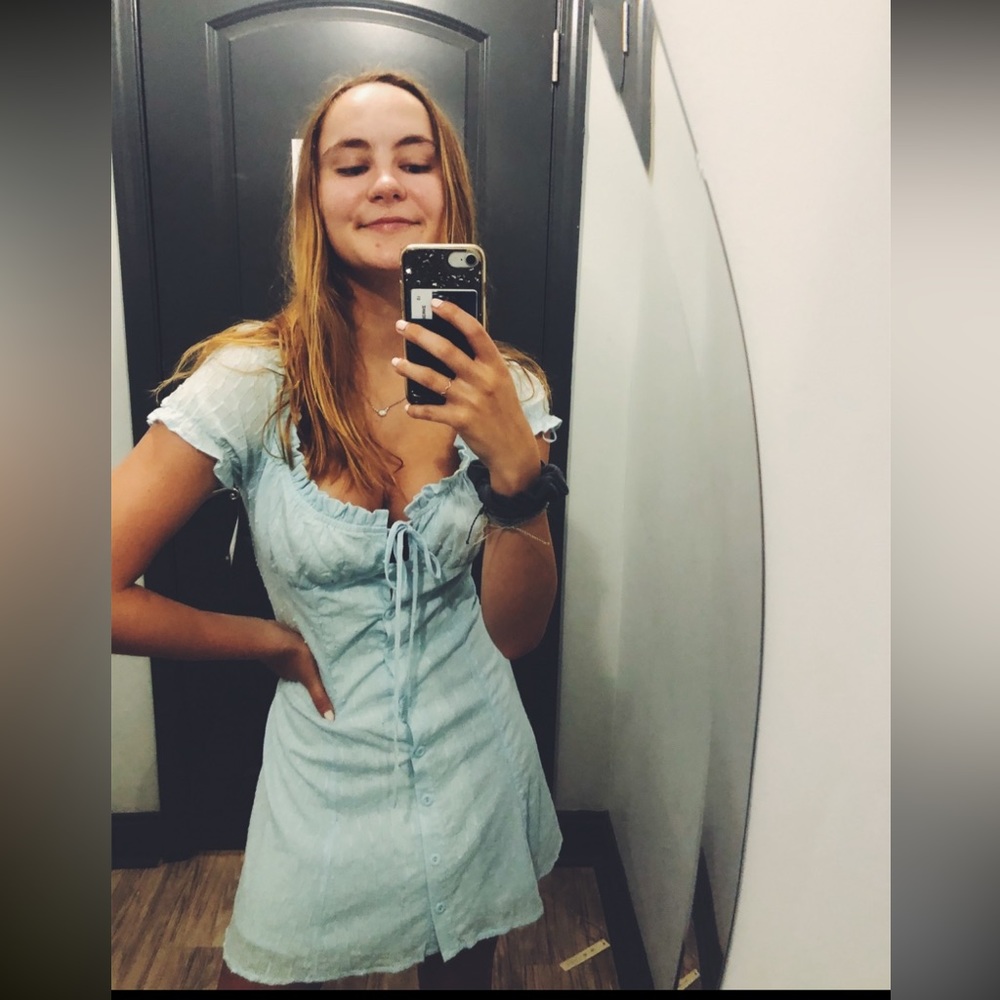 Light blue dress